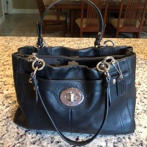 Coach Penelope Satchel Black Carry All